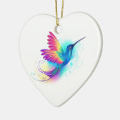 Exotic Rainbow Hummingbird Keramik Ornament (Links)