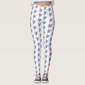 Exotic Rainbow Hummingbird Leggings (Vorderseite)