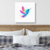 Exotic Rainbow Hummingbird Leinwanddruck (Insitu (Schlafzimmer))
