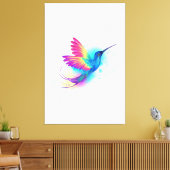 Exotic Rainbow Hummingbird Leinwanddruck (Insitu (Wohnzimmer))