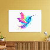 Exotic Rainbow Hummingbird Leinwanddruck (Insitu (Wohnzimmer))