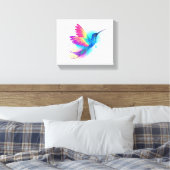 Exotic Rainbow Hummingbird Leinwanddruck (Insitu (Schlafzimmer))