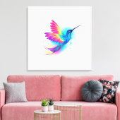 Exotic Rainbow Hummingbird Leinwanddruck (Insitu (Wohnzimmer))