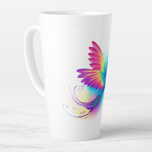 Exotic Rainbow Hummingbird Milchtasse (Linke Ecke)