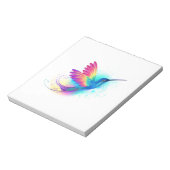 Exotic Rainbow Hummingbird Notizblock (Rotiert)