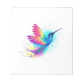 Exotic Rainbow Hummingbird Notizblock (Vorderseite)