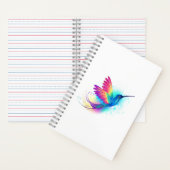 Exotic Rainbow Hummingbird Notizblock (Innen)