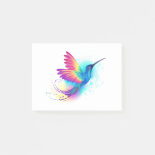 Exotic Rainbow Hummingbird Post-it Klebezettel