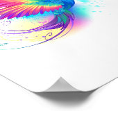 Exotic Rainbow Hummingbird Poster (Ecke)
