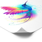 Exotic Rainbow Hummingbird Poster (Ecke)