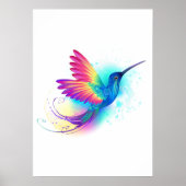 Exotic Rainbow Hummingbird Poster (Vorne)