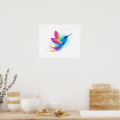 Exotic Rainbow Hummingbird Poster (Küche)