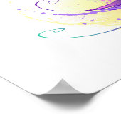 Exotic Rainbow Hummingbird Poster (Ecke)