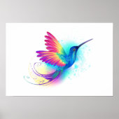 Exotic Rainbow Hummingbird Poster (Vorne)