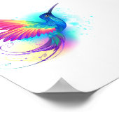 Exotic Rainbow Hummingbird Poster (Ecke)
