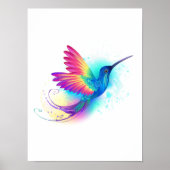 Exotic Rainbow Hummingbird Poster (Vorne)