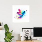 Exotic Rainbow Hummingbird Poster (Heimbüro)