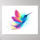 Exotic Rainbow Hummingbird Poster (Vorne)