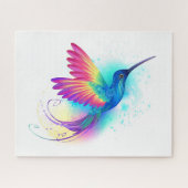 Exotic Rainbow Hummingbird Puzzle (Horizontal)