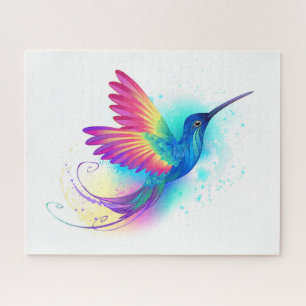 Exotic Rainbow Hummingbird Puzzle