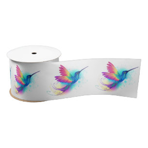 Exotic Rainbow Hummingbird Satinband