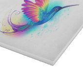 Exotic Rainbow Hummingbird Schneidebrett (Ecke)