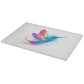 Exotic Rainbow Hummingbird Schneidebrett (Ecke)