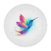 Exotic Rainbow Hummingbird Schneidebrett (Vorderseite)