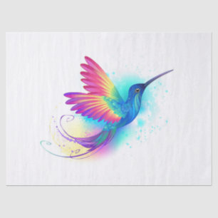 Exotic Rainbow Hummingbird Seidenpapier