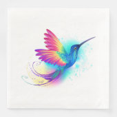 Exotic Rainbow Hummingbird Serviette (Vorderseite)