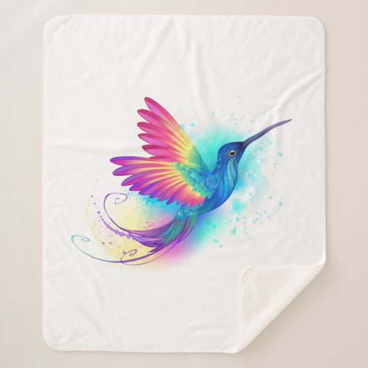 Exotic Rainbow Hummingbird Sherpadecke (Vorderseite)