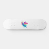 Exotic Rainbow Hummingbird Skateboard (Horizontal)