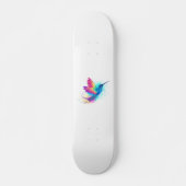 Exotic Rainbow Hummingbird Skateboard (Vorne)