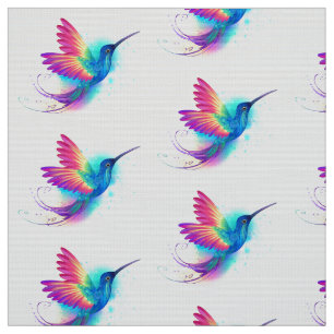Exotic Rainbow Hummingbird Stoff