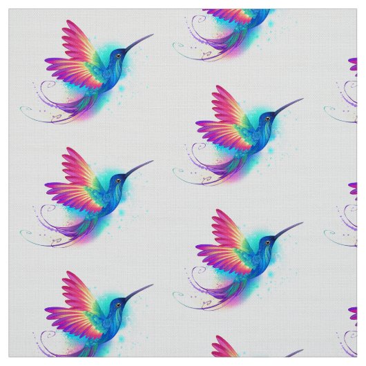 Exotic Rainbow Hummingbird Stoff (Muster)