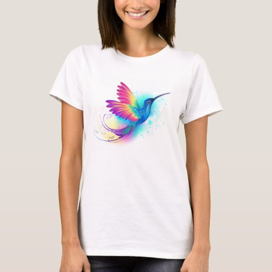 Exotic Rainbow Hummingbird T-Shirt (Vorderseite)
