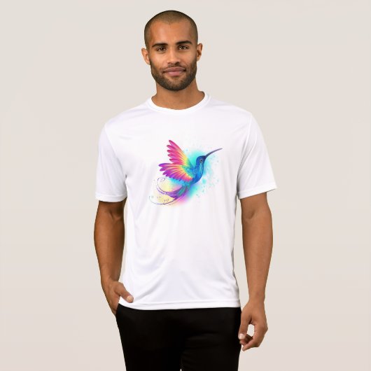Exotic Rainbow Hummingbird T-Shirt (Vorne ganz)