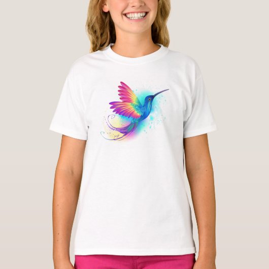 Exotic Rainbow Hummingbird T-Shirt (Vorderseite)