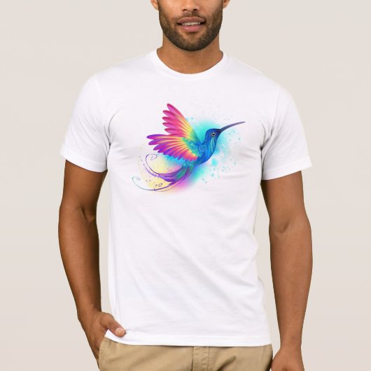 Exotic Rainbow Hummingbird T-Shirt (Vorderseite)
