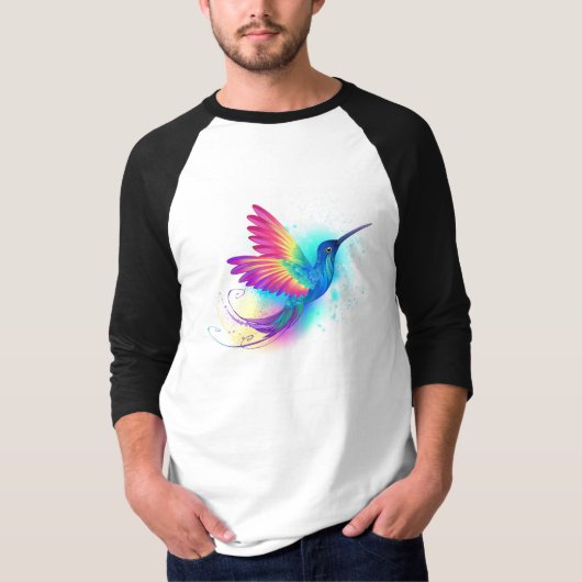 Exotic Rainbow Hummingbird T-Shirt (Vorderseite)