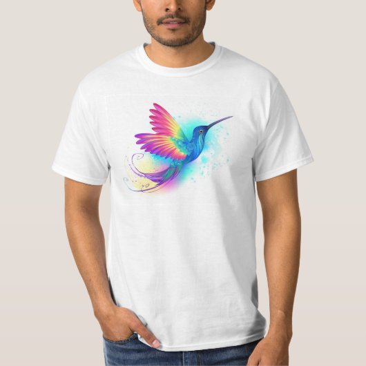 Exotic Rainbow Hummingbird T-Shirt (Vorderseite)