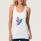 Exotic Rainbow Hummingbird Tank Top (Vorderseite)