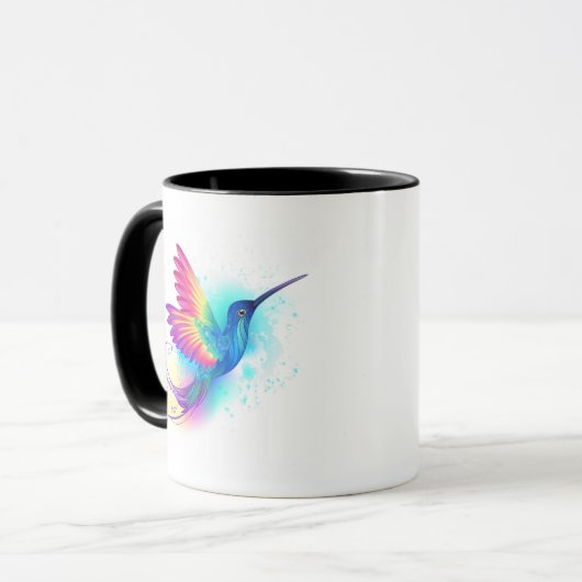Exotic Rainbow Hummingbird Tasse (Vorderseite Links)