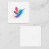 Exotic Rainbow Hummingbird Telefonnummerkarte (Vorne/Hinten)