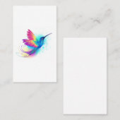 Exotic Rainbow Hummingbird Terminkarte (Vorne/Hinten)