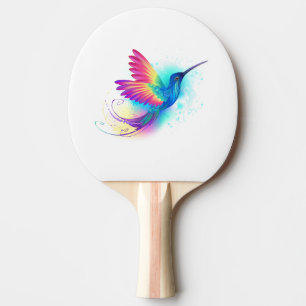 Exotic Rainbow Hummingbird Tischtennis Schläger