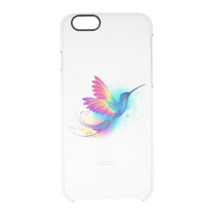Exotic Rainbow Hummingbird Durchsichtige iPhone 6/6S Hülle