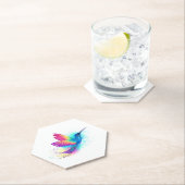Exotic Rainbow Hummingbird Untersetzer (Vor Ort)