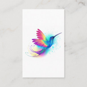 Exotic Rainbow Hummingbird Visitenkarte