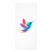 Exotic Rainbow Hummingbird Werbekarte (Vorne)